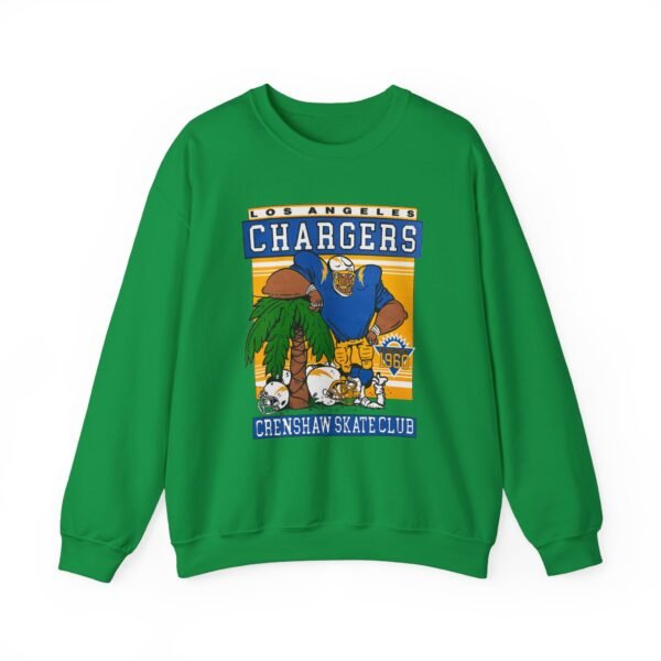 Crenshaw Skate Club LA Chargers Palm Tree Sweatshirt