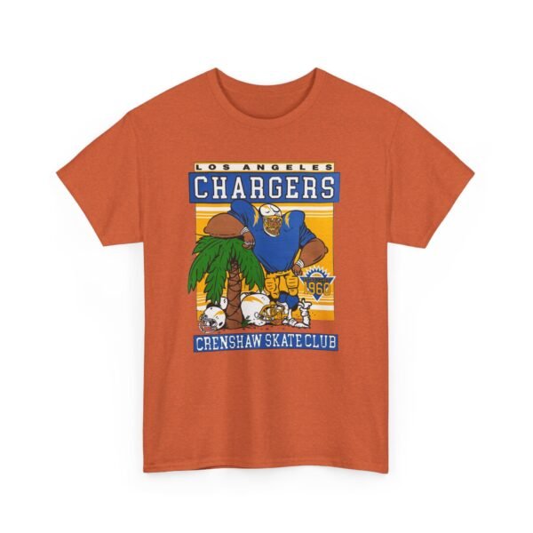 Los Angeles Chargers Crenshaw Skate Club Palm Tree T-Shirt