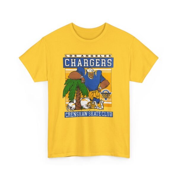 Los Angeles Chargers Crenshaw Skate Club Palm Tree T-Shirt