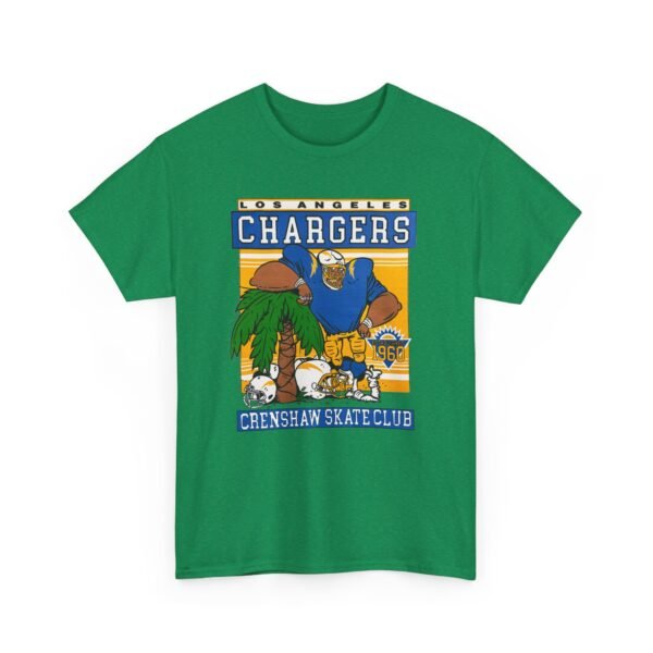 Los Angeles Chargers Crenshaw Skate Club Palm Tree T-Shirt