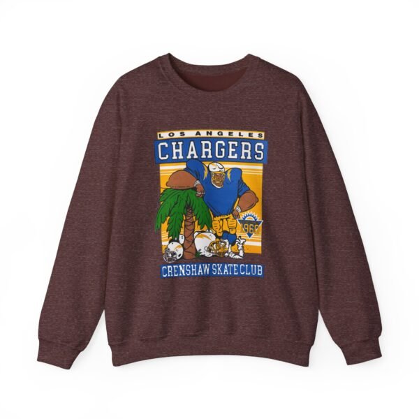 Crenshaw Skate Club LA Chargers Palm Tree Sweatshirt