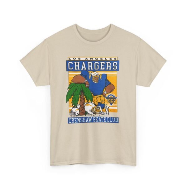 Los Angeles Chargers Crenshaw Skate Club Palm Tree T-Shirt