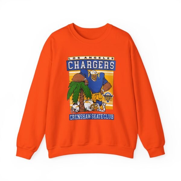 Crenshaw Skate Club LA Chargers Palm Tree Sweatshirt